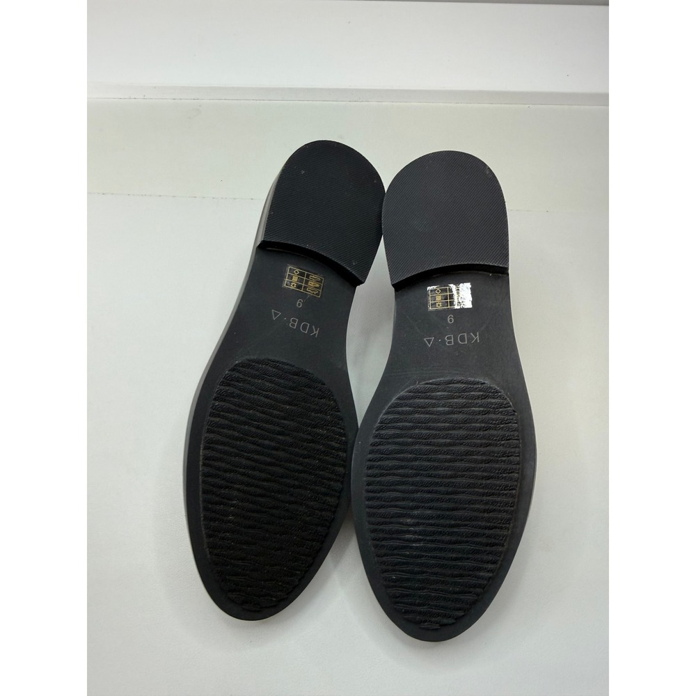 Kelsi Dagger Brooklyn Lenssb Patent Black Leather Penny Loafers Womens 9M NEW - Picture 6 of 8